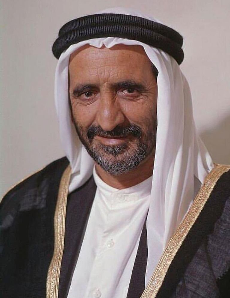 والد دبي.. الشيخ راشد بن سعيد آل مكتوم خالد في ذاكرة الإمارات